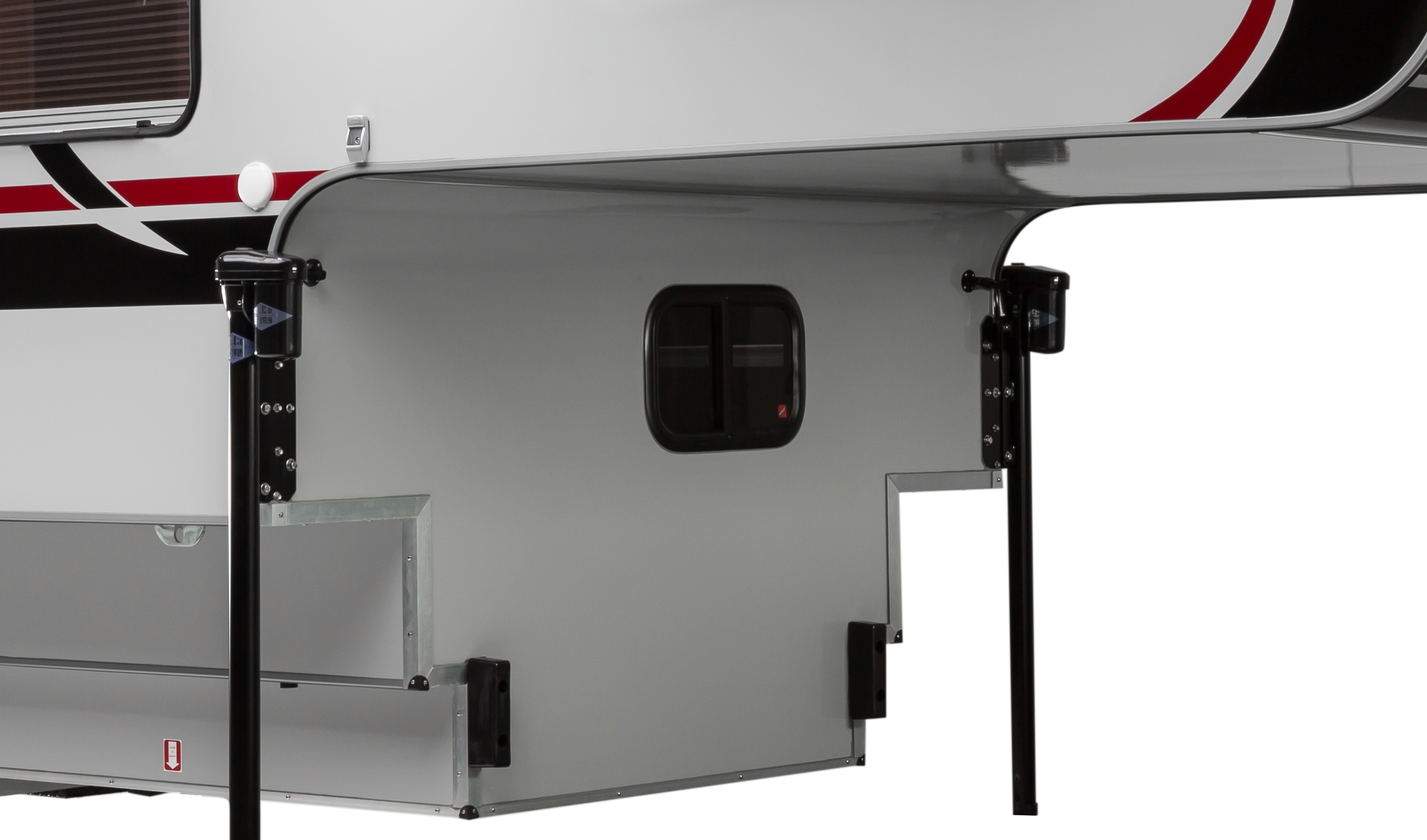 Pass Thru Window on Cirrus 820 Truck Camper